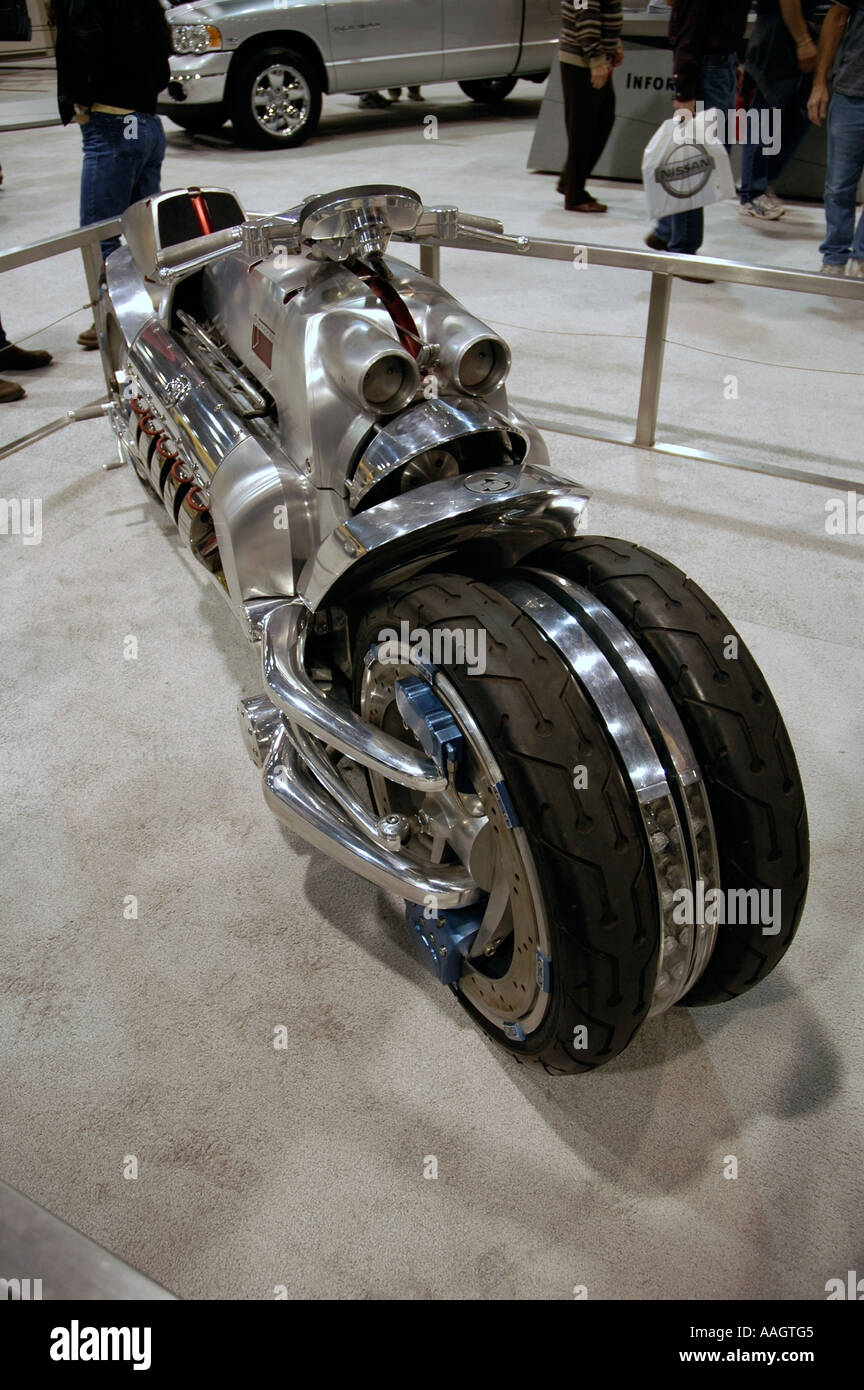 Dodge Tomahawk Concept Motorcycle Stock Photo