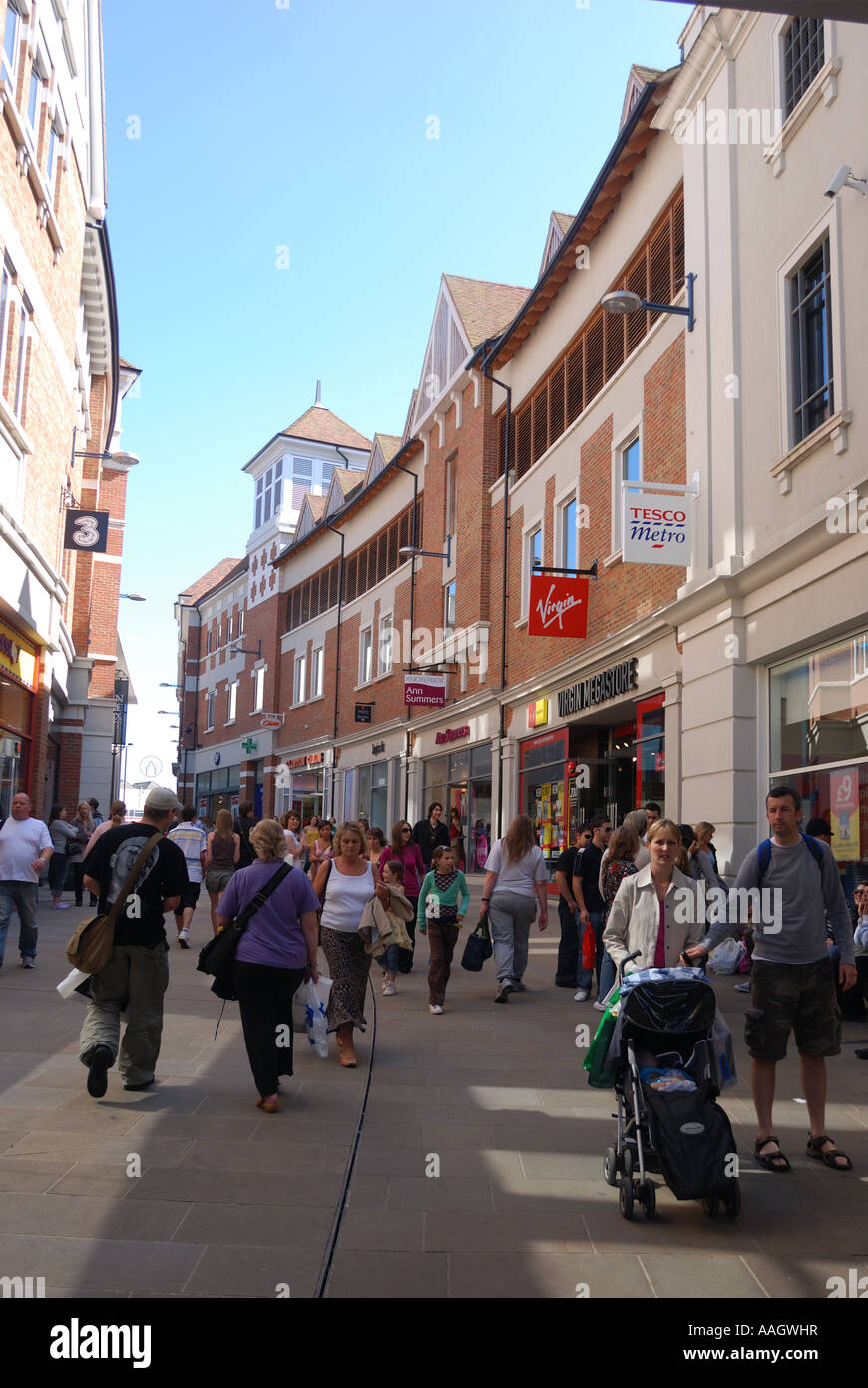 Whitefriars shopping centre Canterbury City Kent England Stock Photo