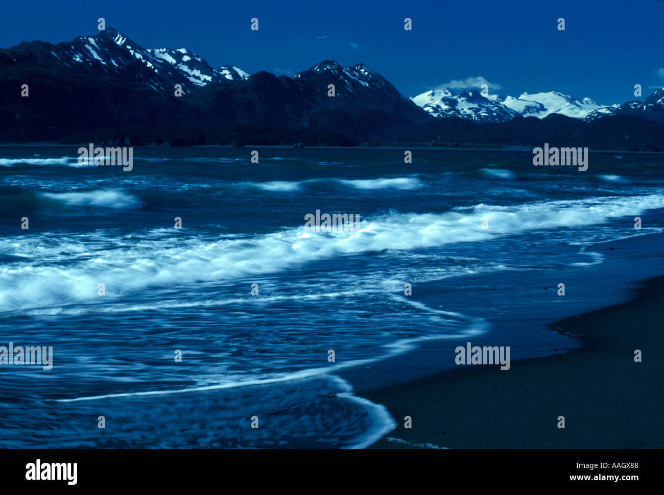 Homer AK From the Spit Kenai Peninsula Kachemak bay as seen from the
