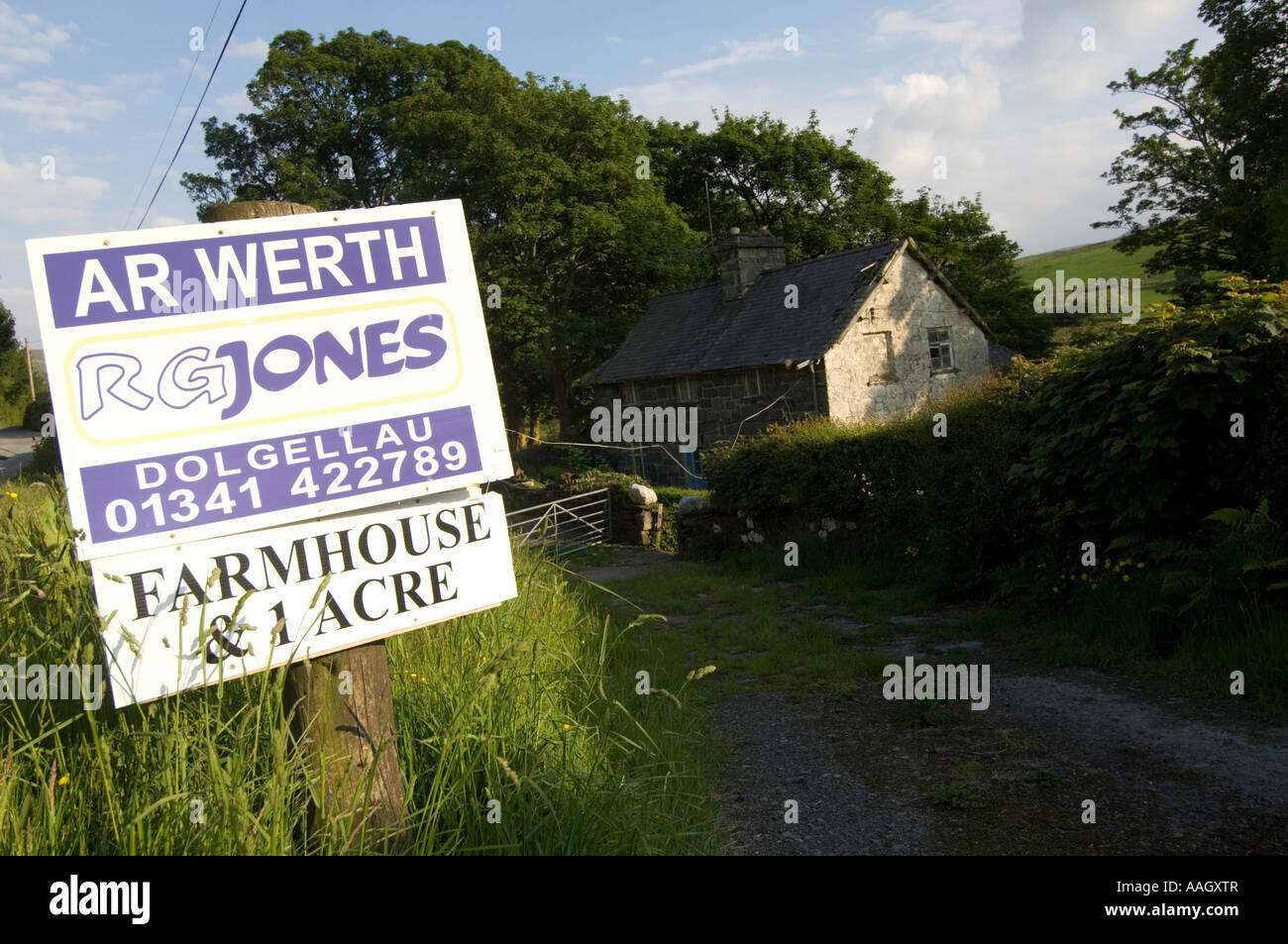 Farm for sale Cwm Cynllwyd valley near Llanuwchllyn Gwynedd snowdonia