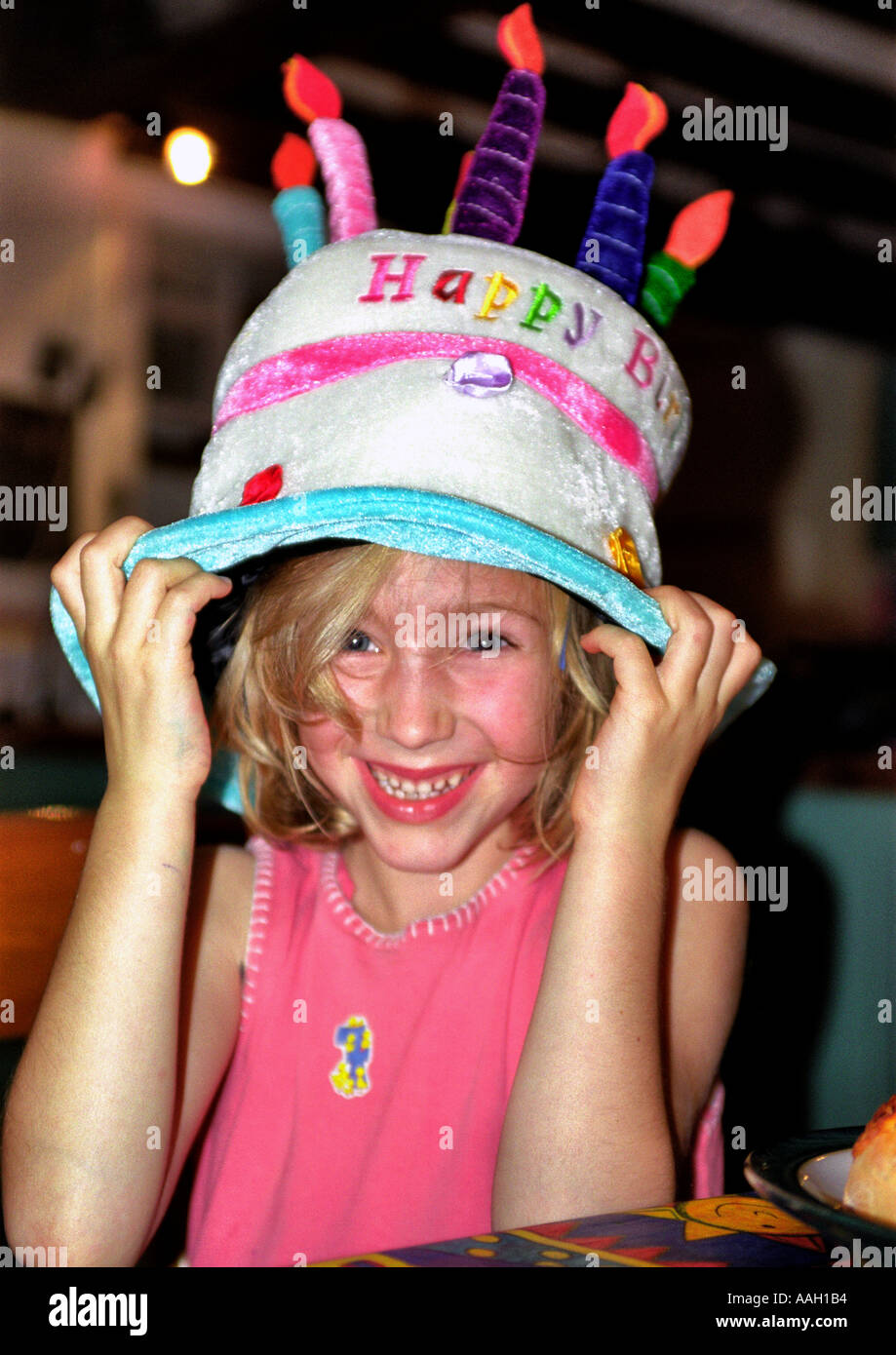 birthday girl Stock Photo