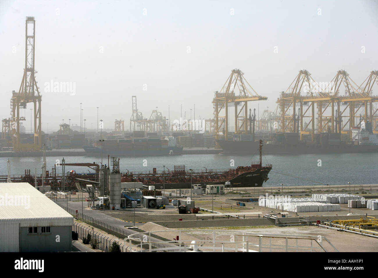 Jebel Ali Container Port Dubai UAE Stock Photo Alamy
