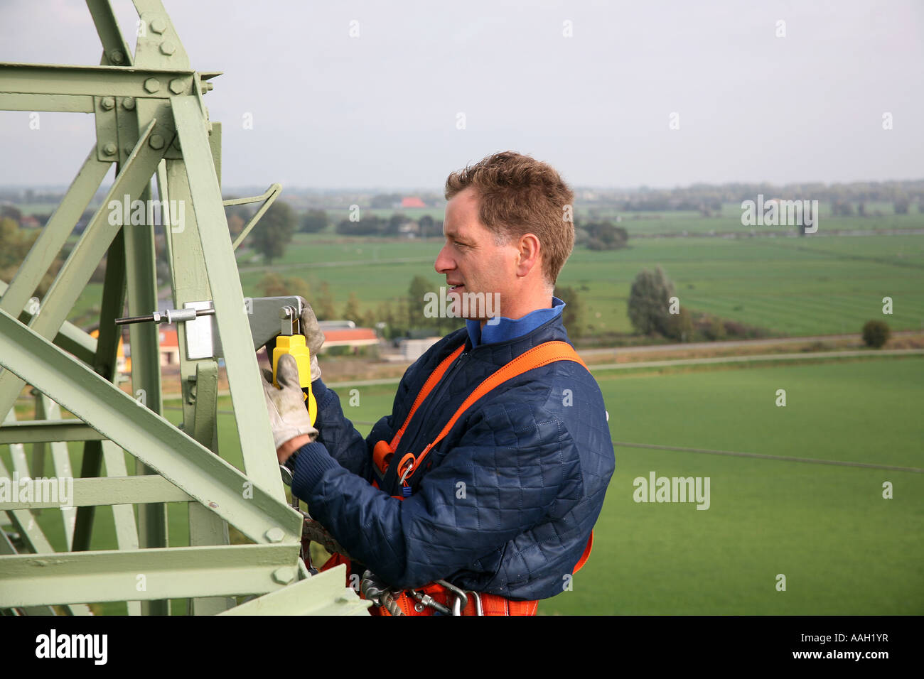 Nuon is the main dutch electricity provider  editorial use only no negative publicity Stock Photo