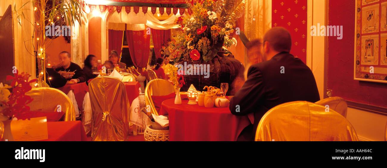 indian restaurant interior Stock Photo - Alamy