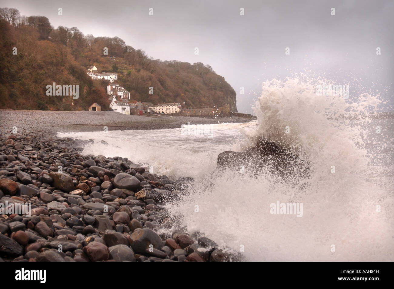 THE NORTH DEVON FISHING VILLAGE OF CLOVELLY UK Stock Photo - Alamy