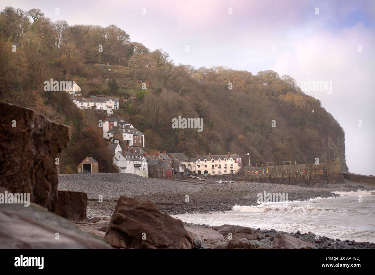 THE NORTH DEVON FISHING VILLAGE OF CLOVELLY UK Stock Photo - Alamy