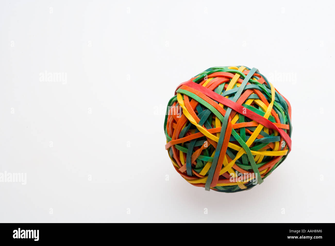 Rubber band ball Stock Photo Alamy