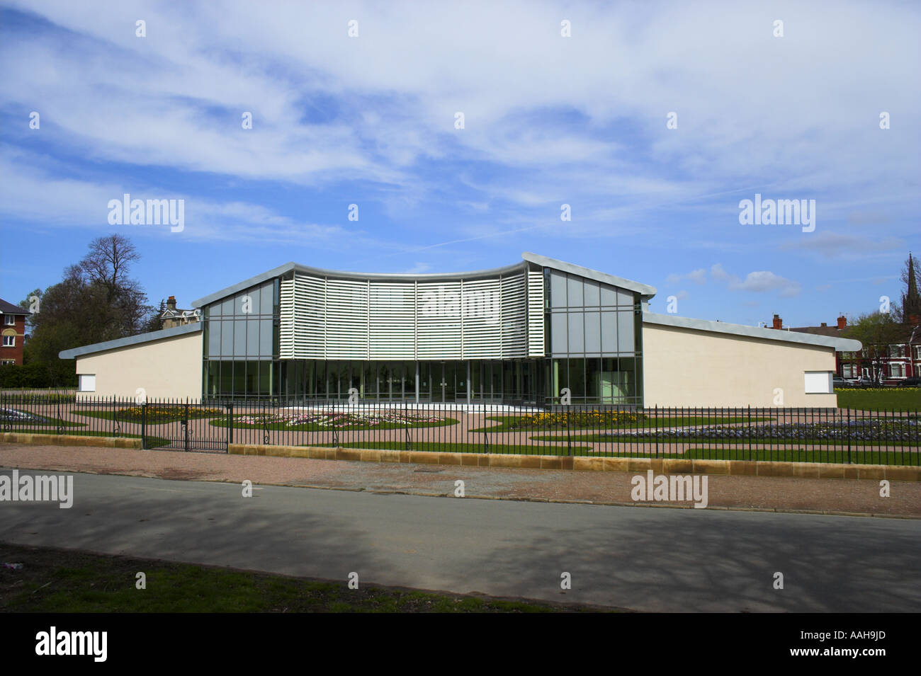 New Birkenhead Park Visitor Centre, England, UK Stock Photo Alamy
