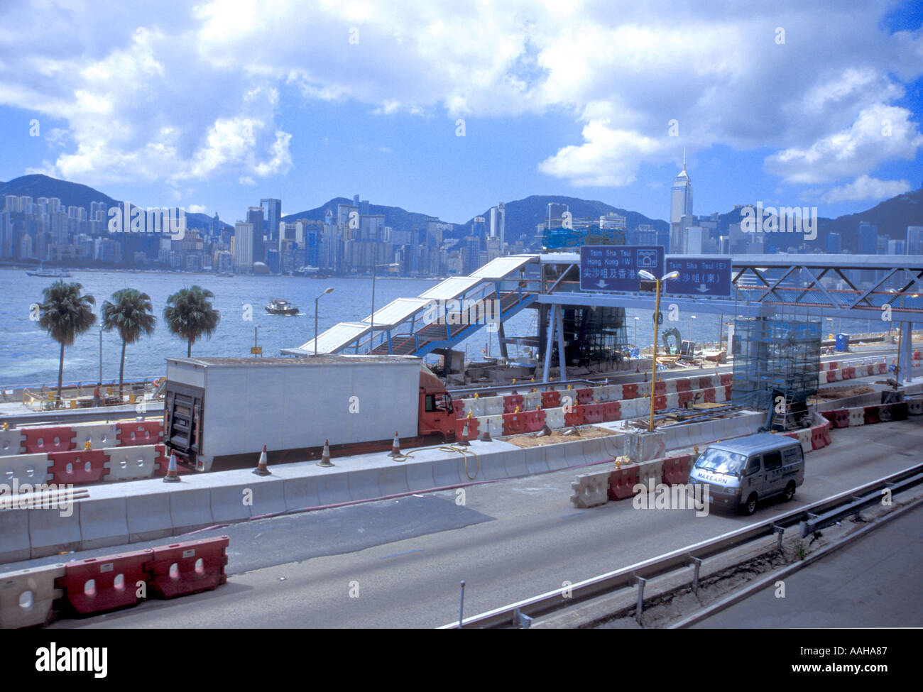 Hong Kong Victoria Harbor from Kowloon Stock Photo Alamy