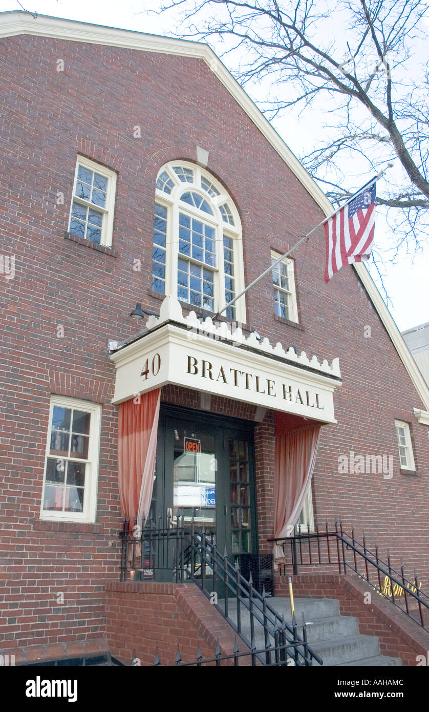 The Brattle Theater in Harvard, Cambridge, Massachusetts Stock Photo ...