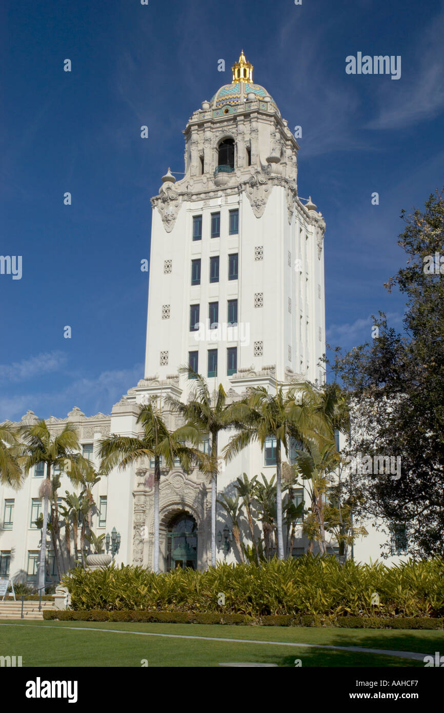 Beverly Hills City Hall Stock Photo Alamy