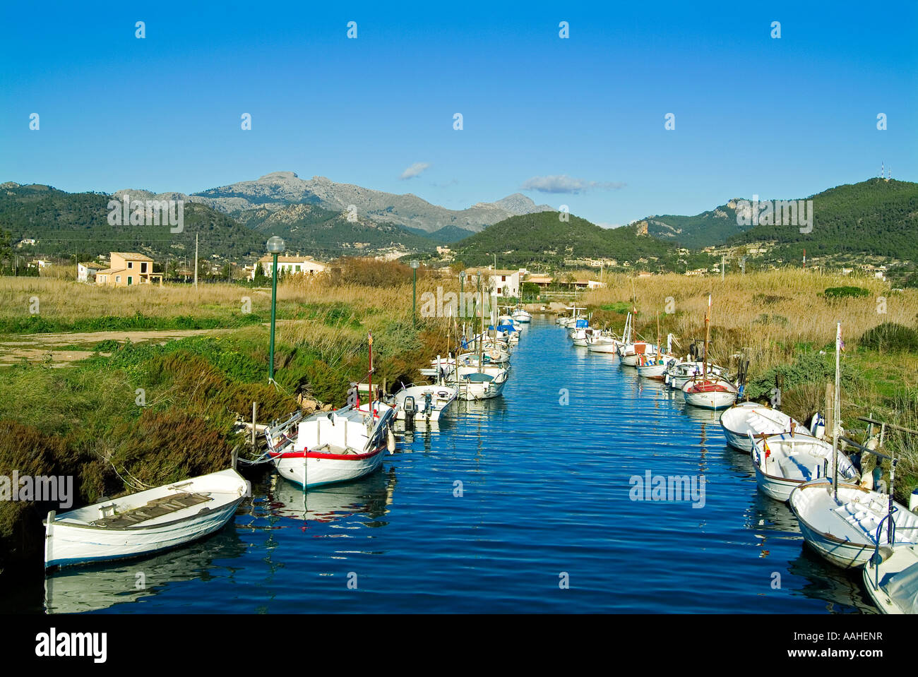 Es Saluet torrent.Port de Andratx.Mallorca Island.Spain Stock Photo