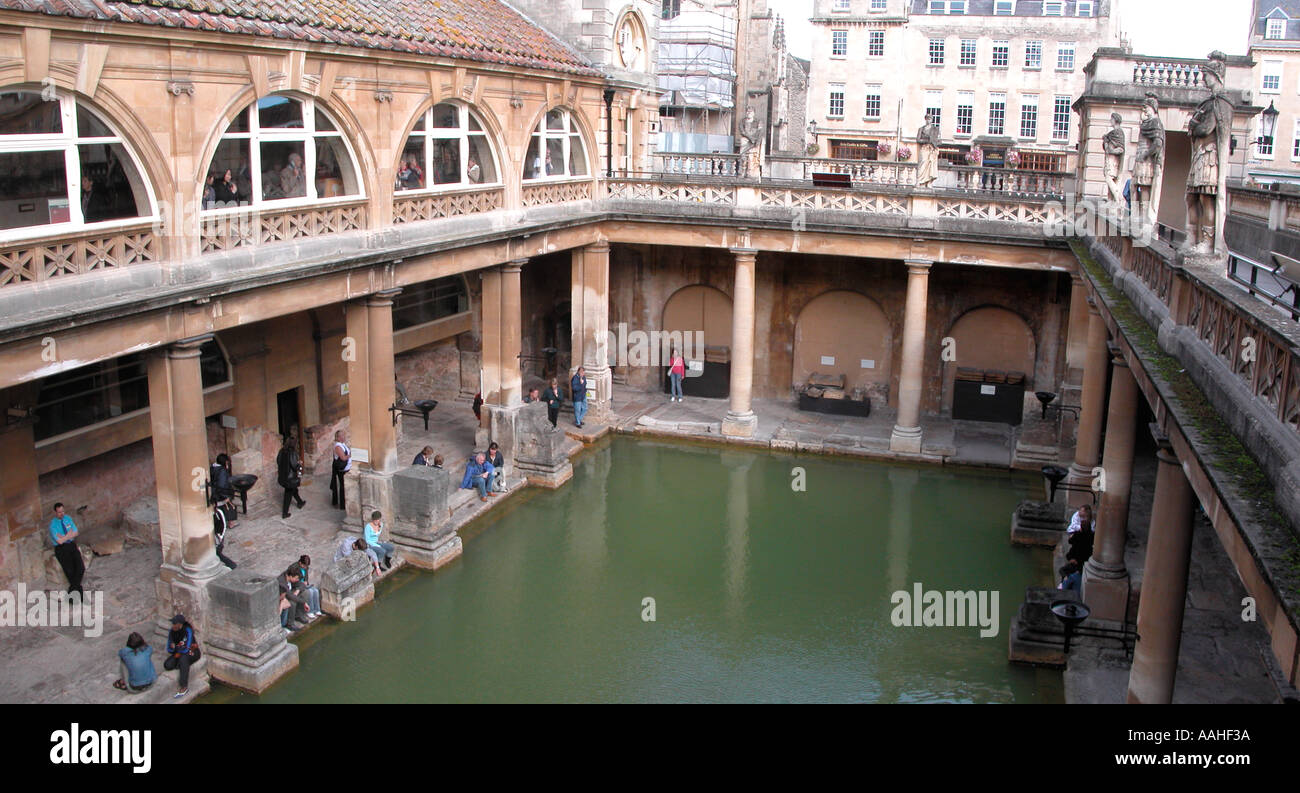 Roman Baths Museum Stock Photo