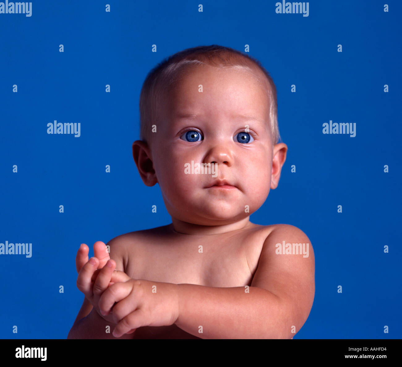beautiful baby closeup Stock Photo