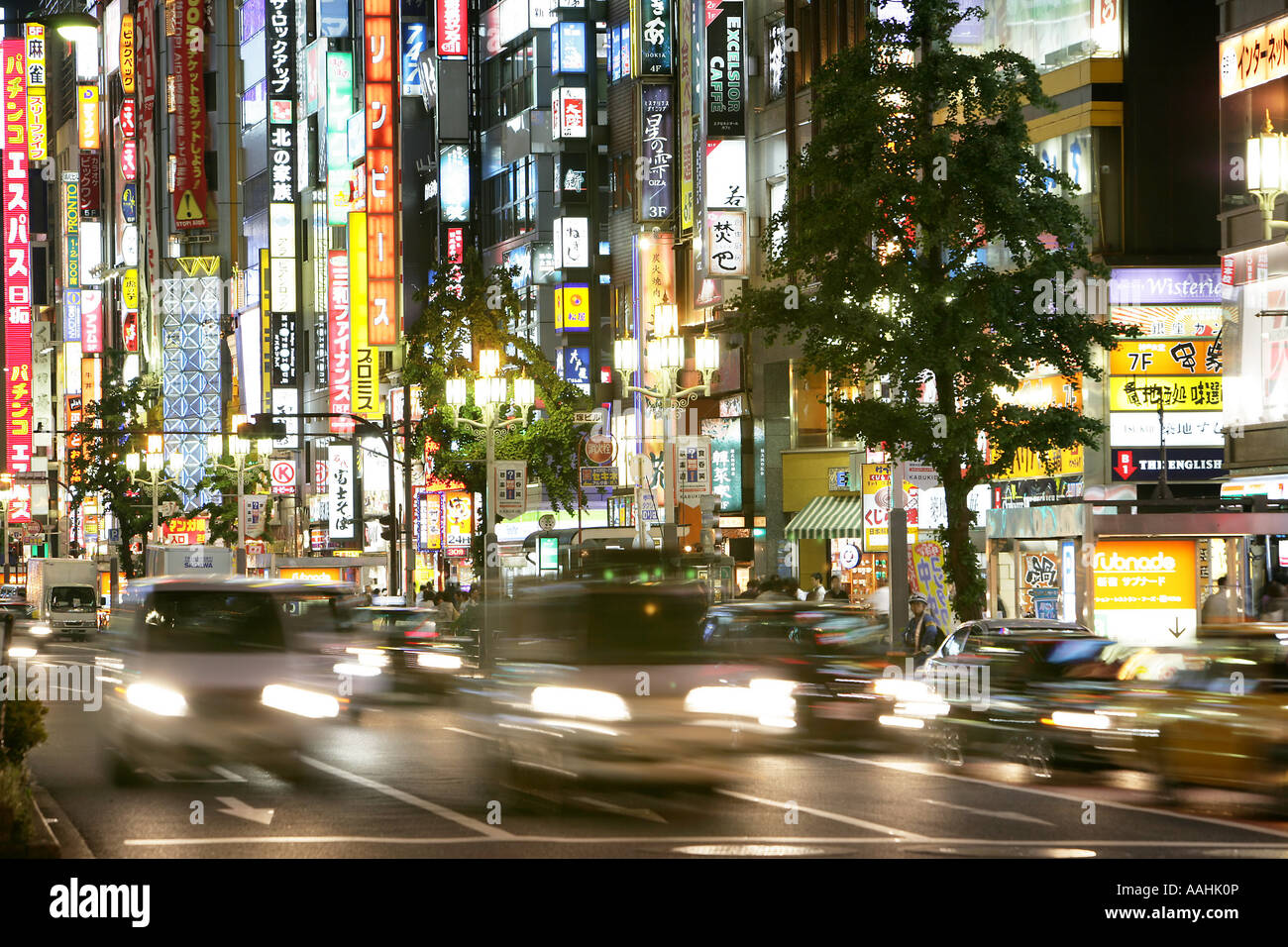 Neon signs in shinjuku area hi-res stock photography and images - Alamy