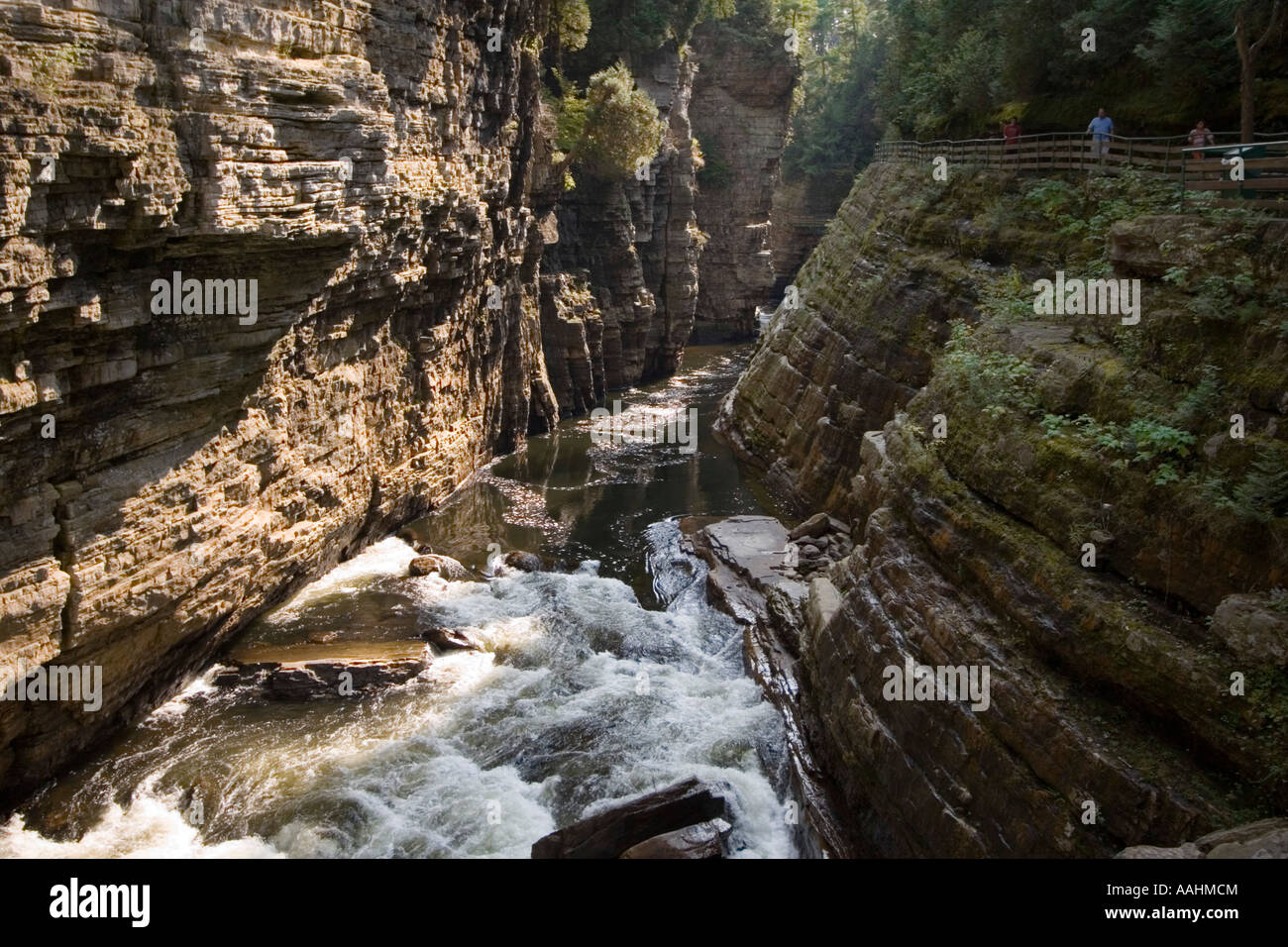 AuSable Chasm Keeseville New York USA Stock Photo