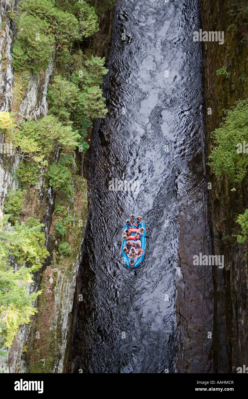 Rafters at AuSable Chasm Keesevile New York USA Stock Photo