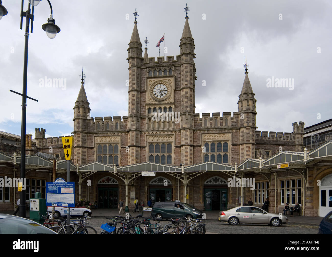 Bristol Temple Meads Railway Station Bristol UK The station main entrance Stock Photo