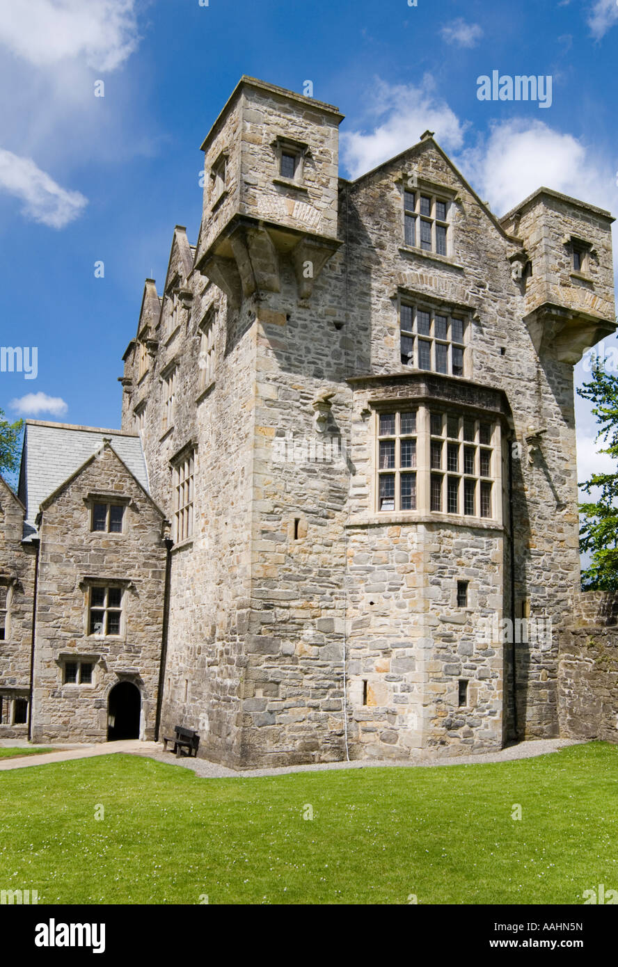 Donegal Castle Donegal Town County Donegal Ireland The Castle keep Stock Photo