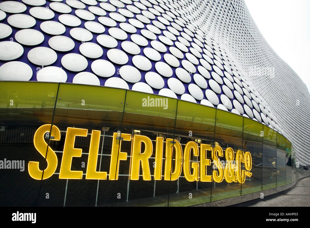 Selfridges exterior sign birmingham hires stock photography and images