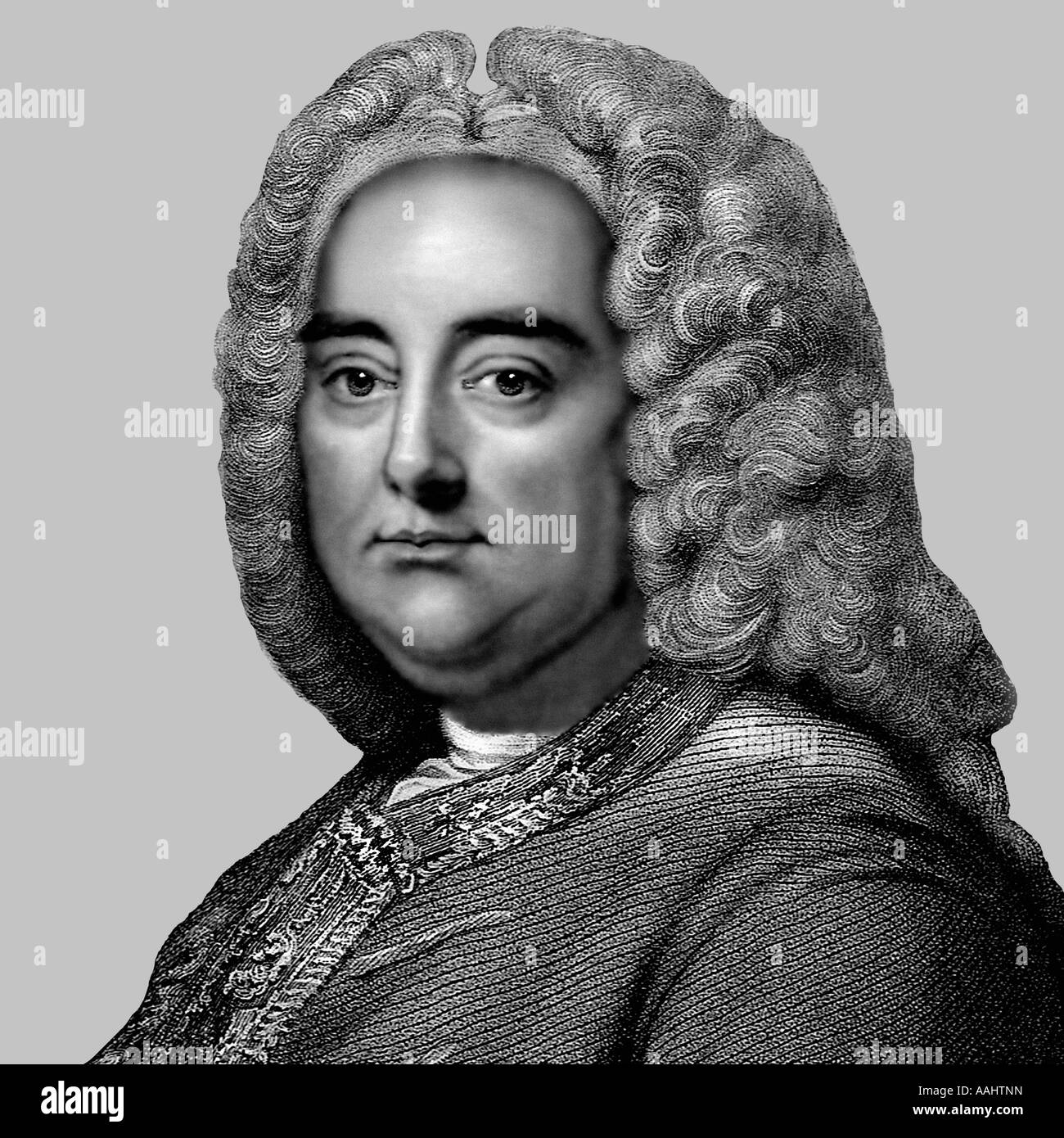 George Frideric Handel 1685 1759 German born Composer Engraving Stock