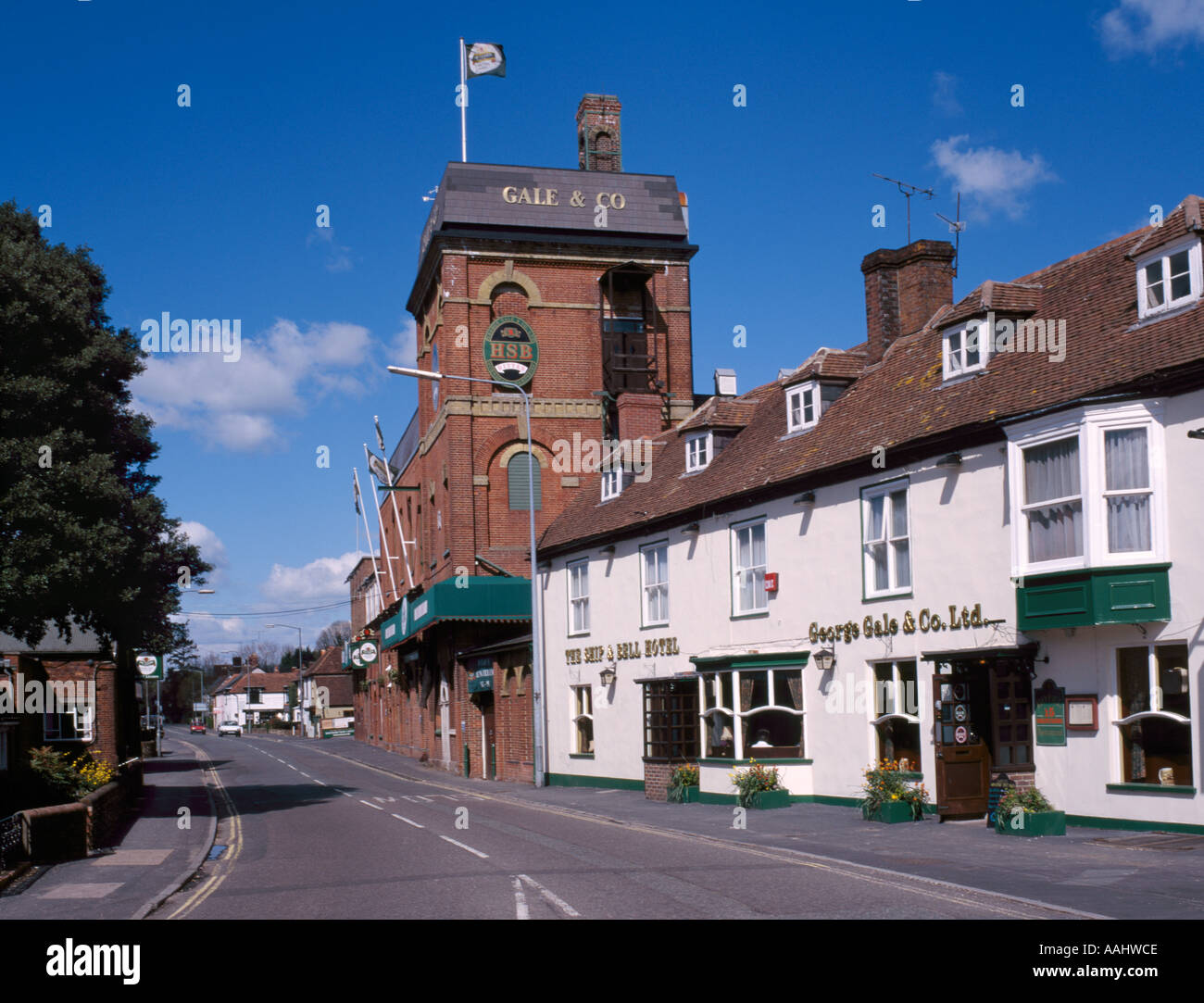 Brewery of Gale and Co Horndean Hampshire England Stock Photo