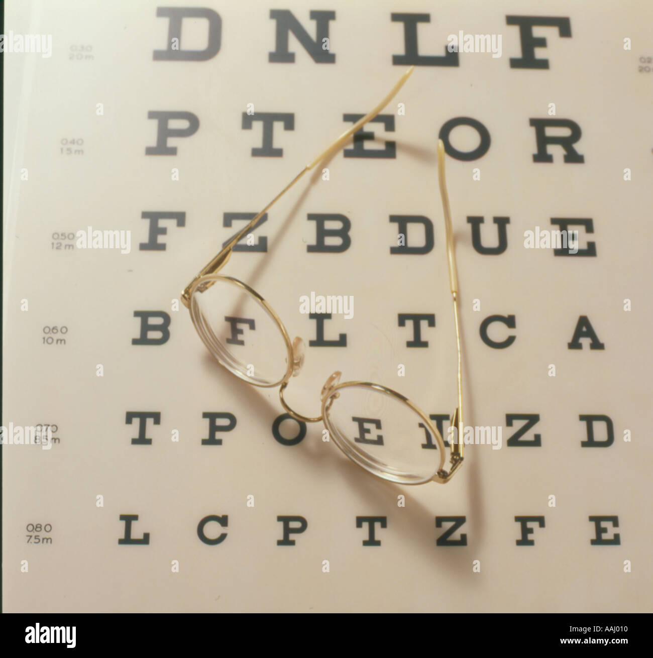 eye test chart healthcare and medicine. Photo by Willy Matheisl Stock Photo