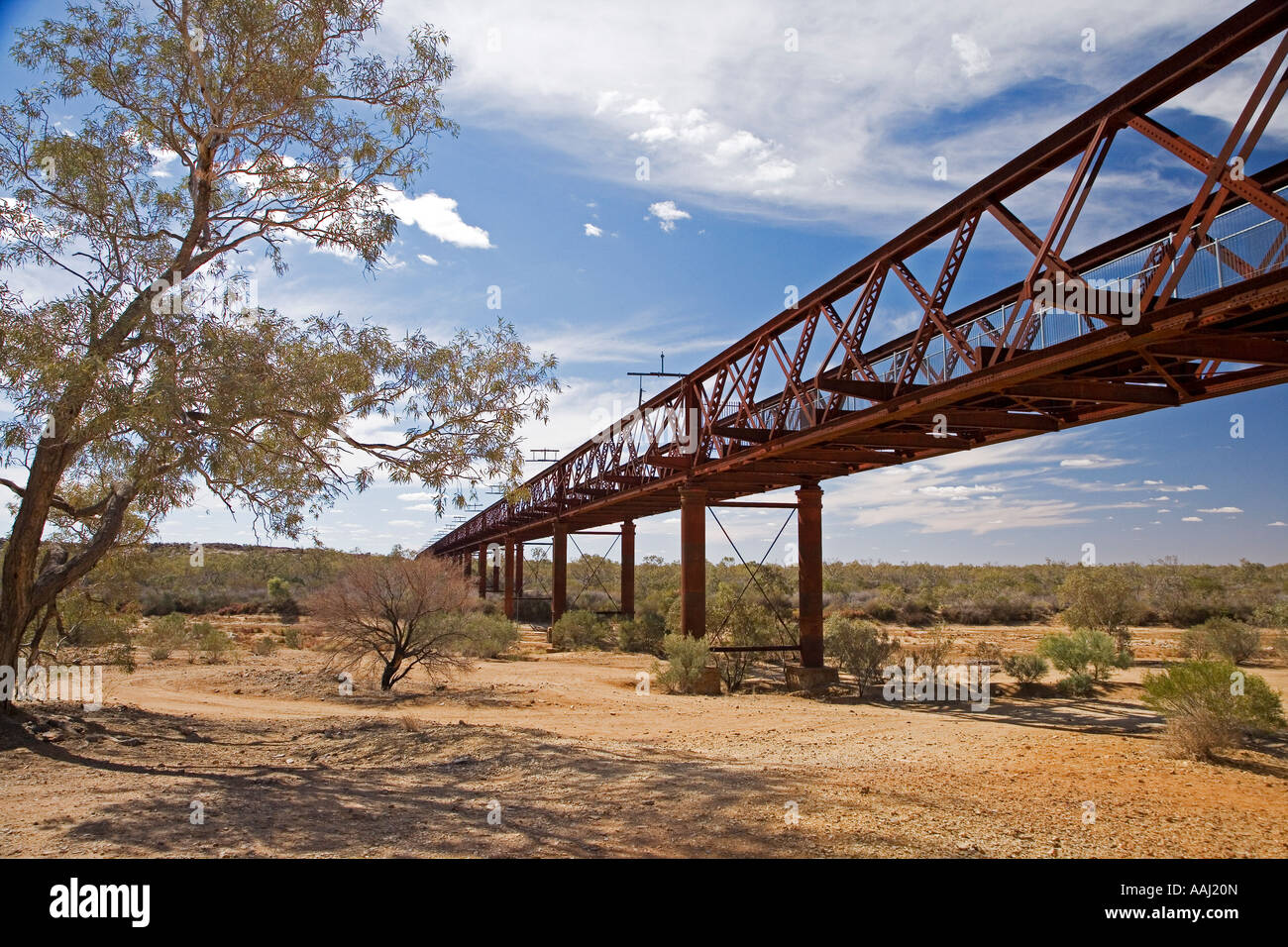 Historic 1889 Algebuckina Railway Bridge old Ghan Line Oodnadatta Track Outback South Australia