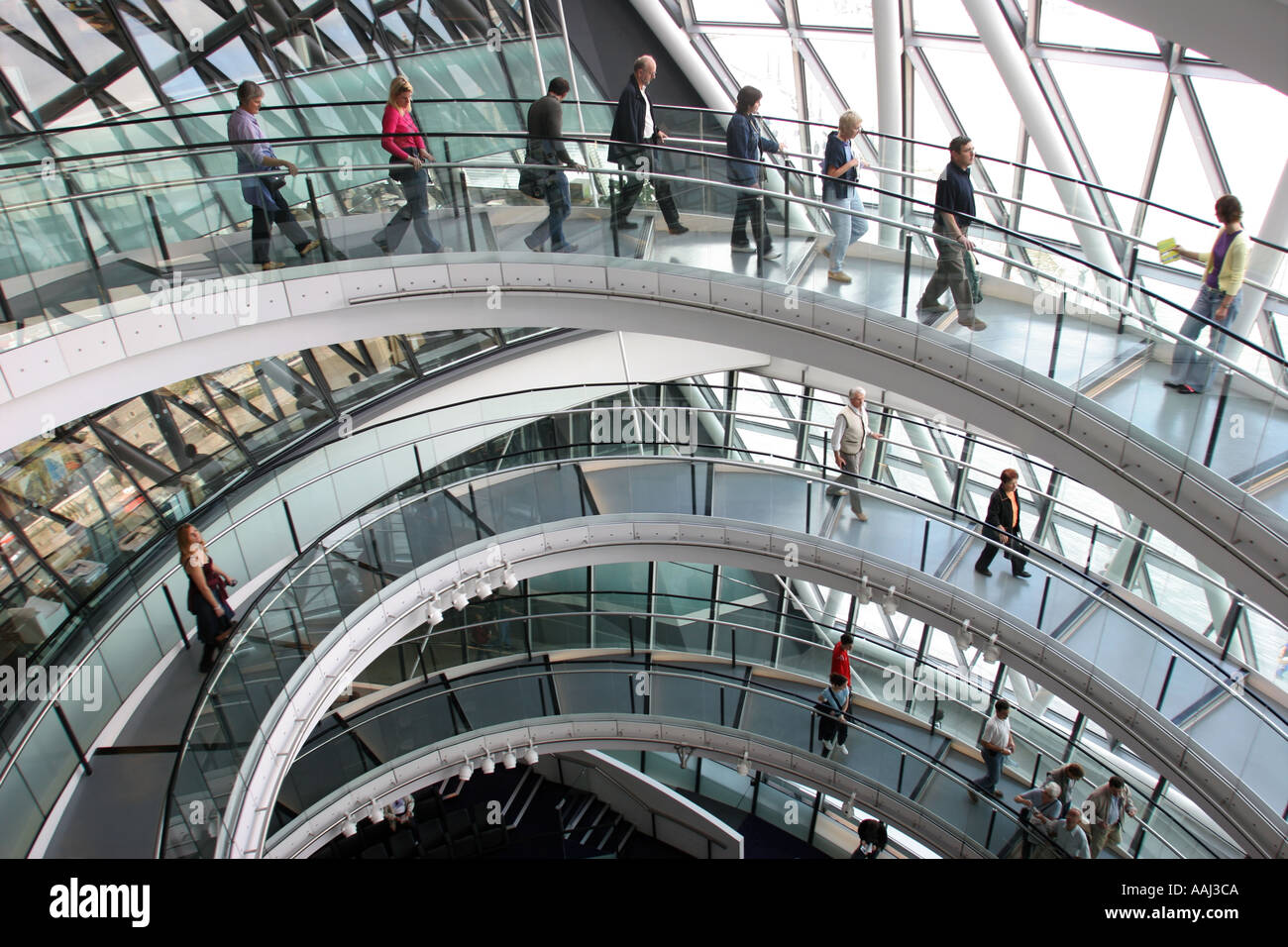 City Hall Interior London England UK Stock Photo