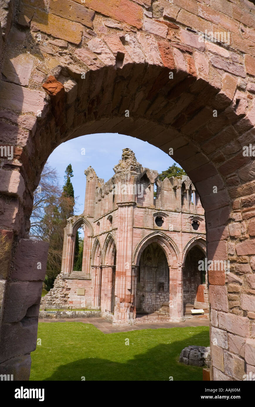 Dryburgh Abbey Scottish Borders UK Stock Photo