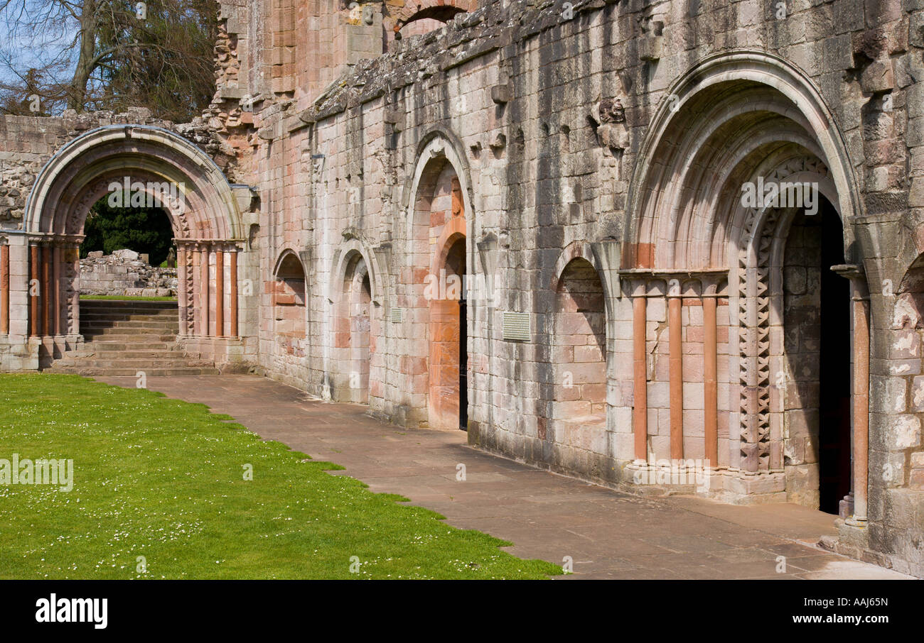 Dryburgh Abbey Scottish Borders UK Stock Photo