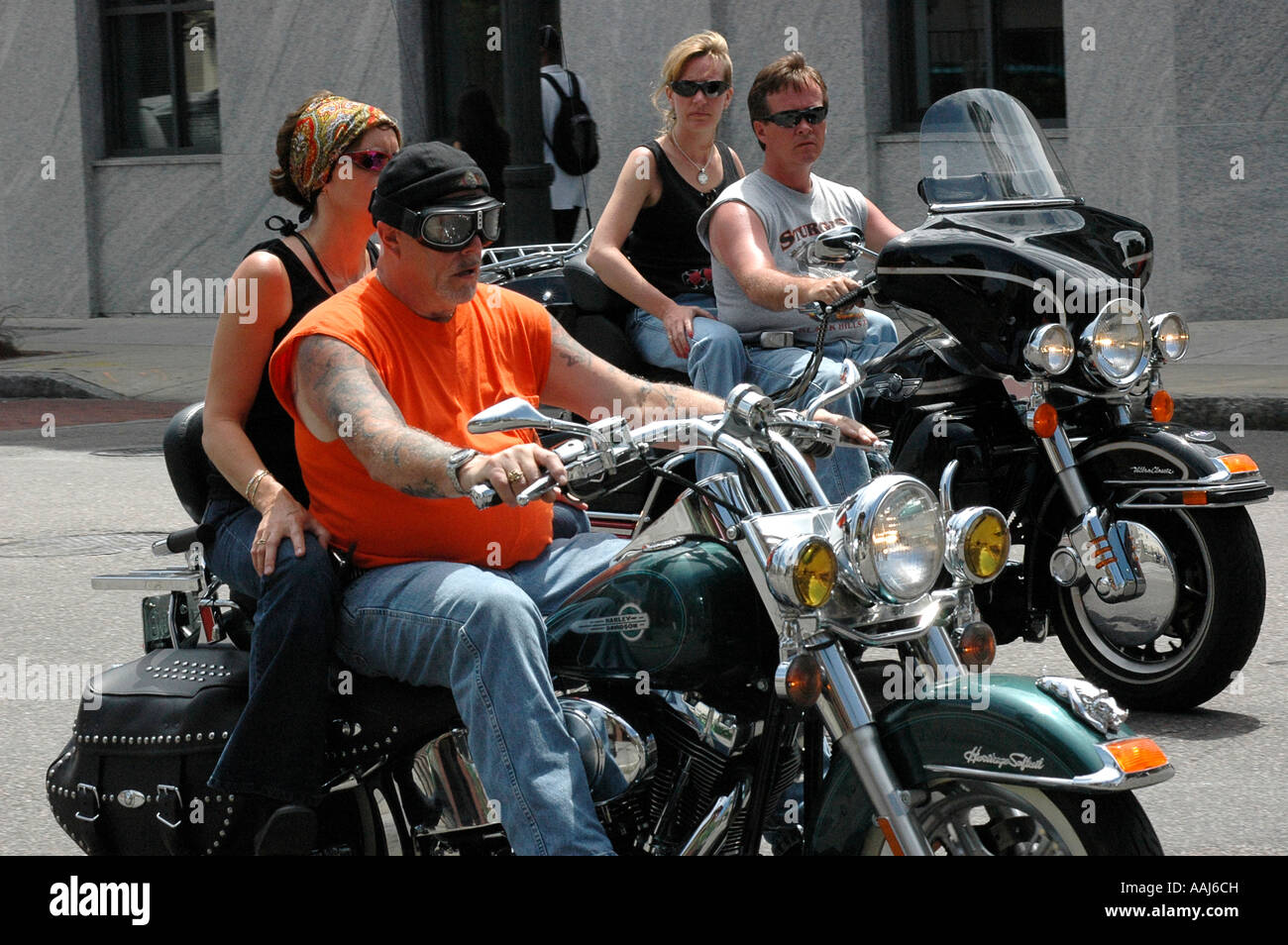 motorcyclists Charleston, South Carolina Stock Photo Alamy