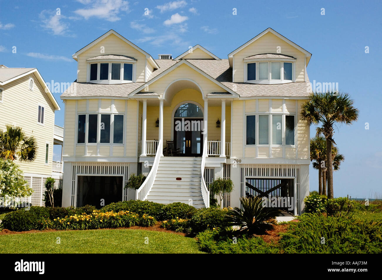 Beach Cottage On Isle Of Palms Charleston Sc Stock Photo Alamy