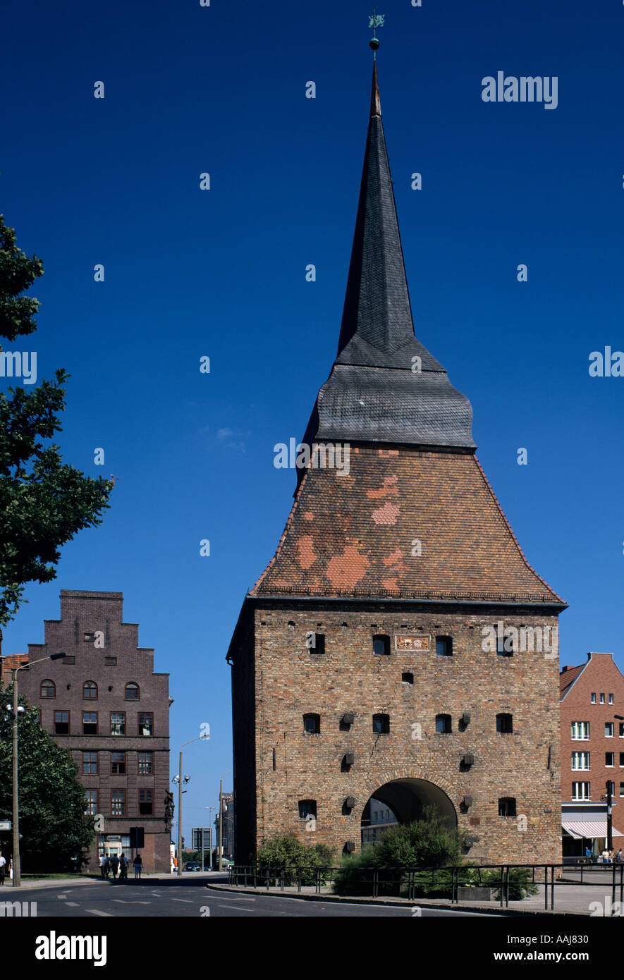 Stone Gate Rostock Rostock theatre hi-res stock photography and images - Alamy