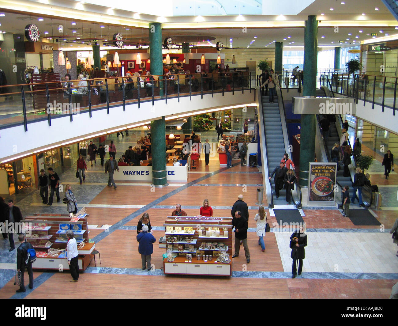 Virukeskus shopping mall in Tallinn Estonia Stock Photo Alamy
