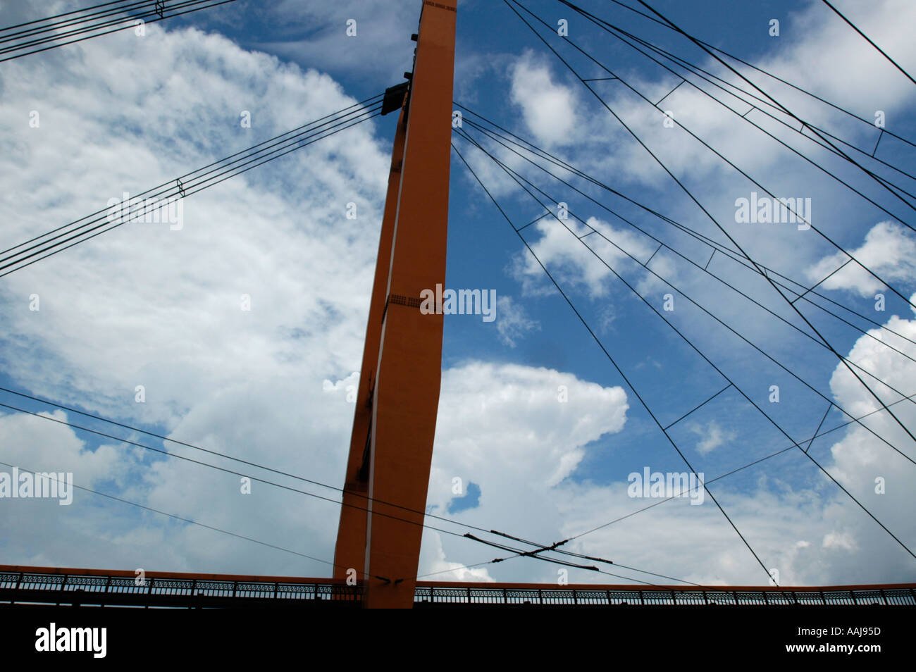 Odessa, modern bridge at harbour Stock Photo Alamy