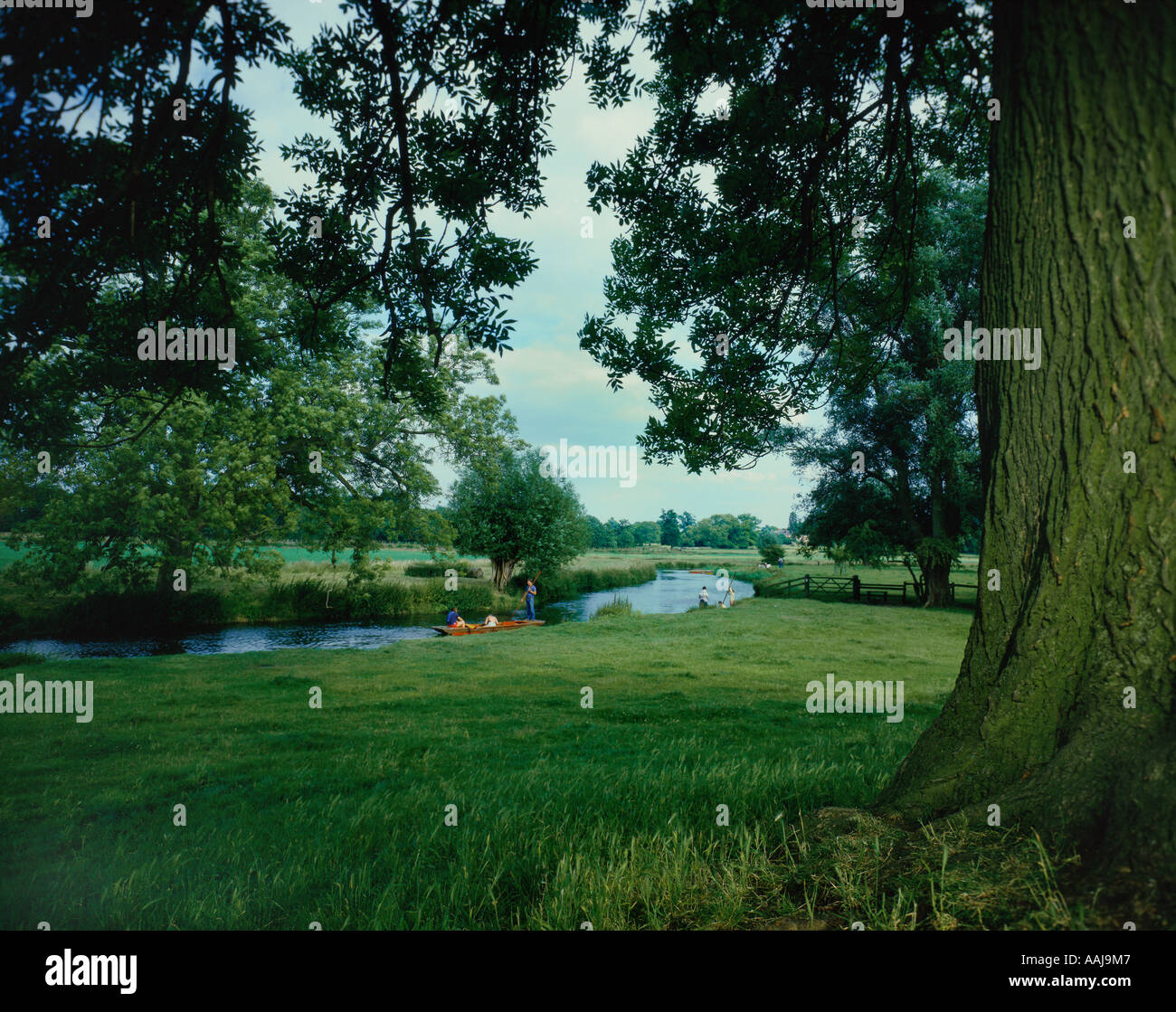 River Cam Grantchester Cambridgeshire England UK Stock Photo