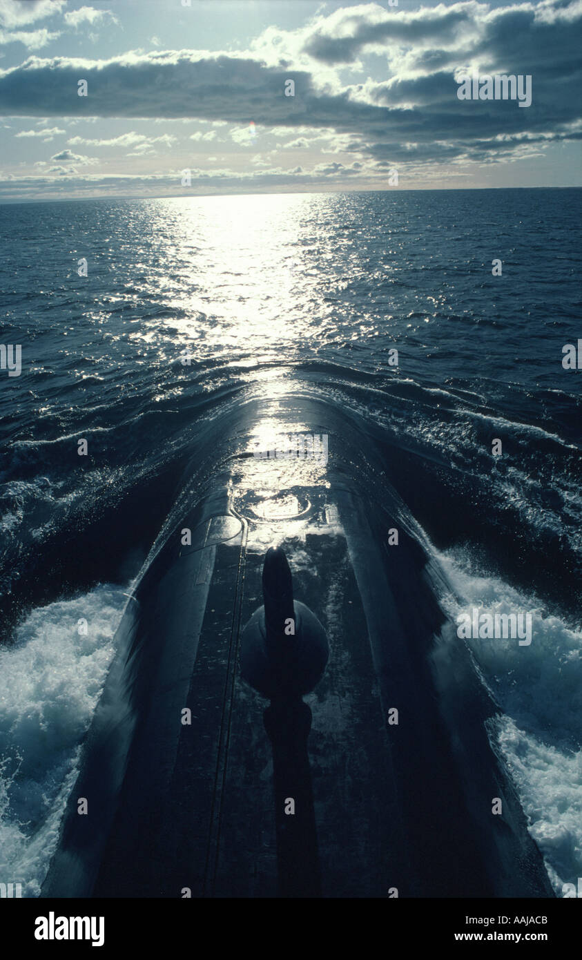 Royal Navy Hunter killer submarine Stock Photo