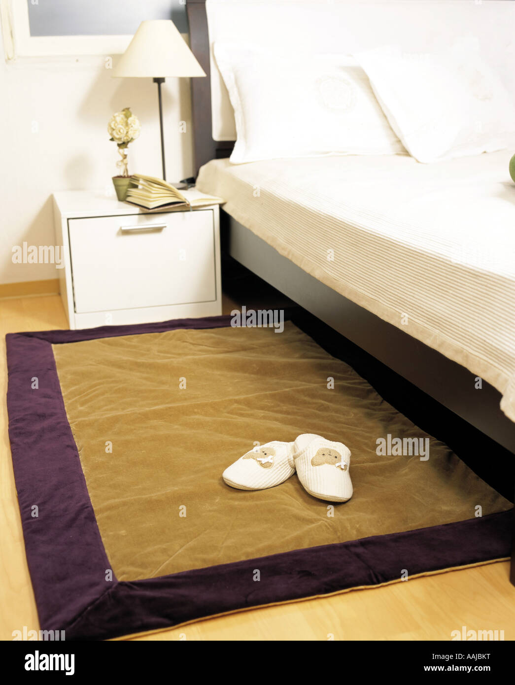 Slipper of bedroom Stock Photo Alamy