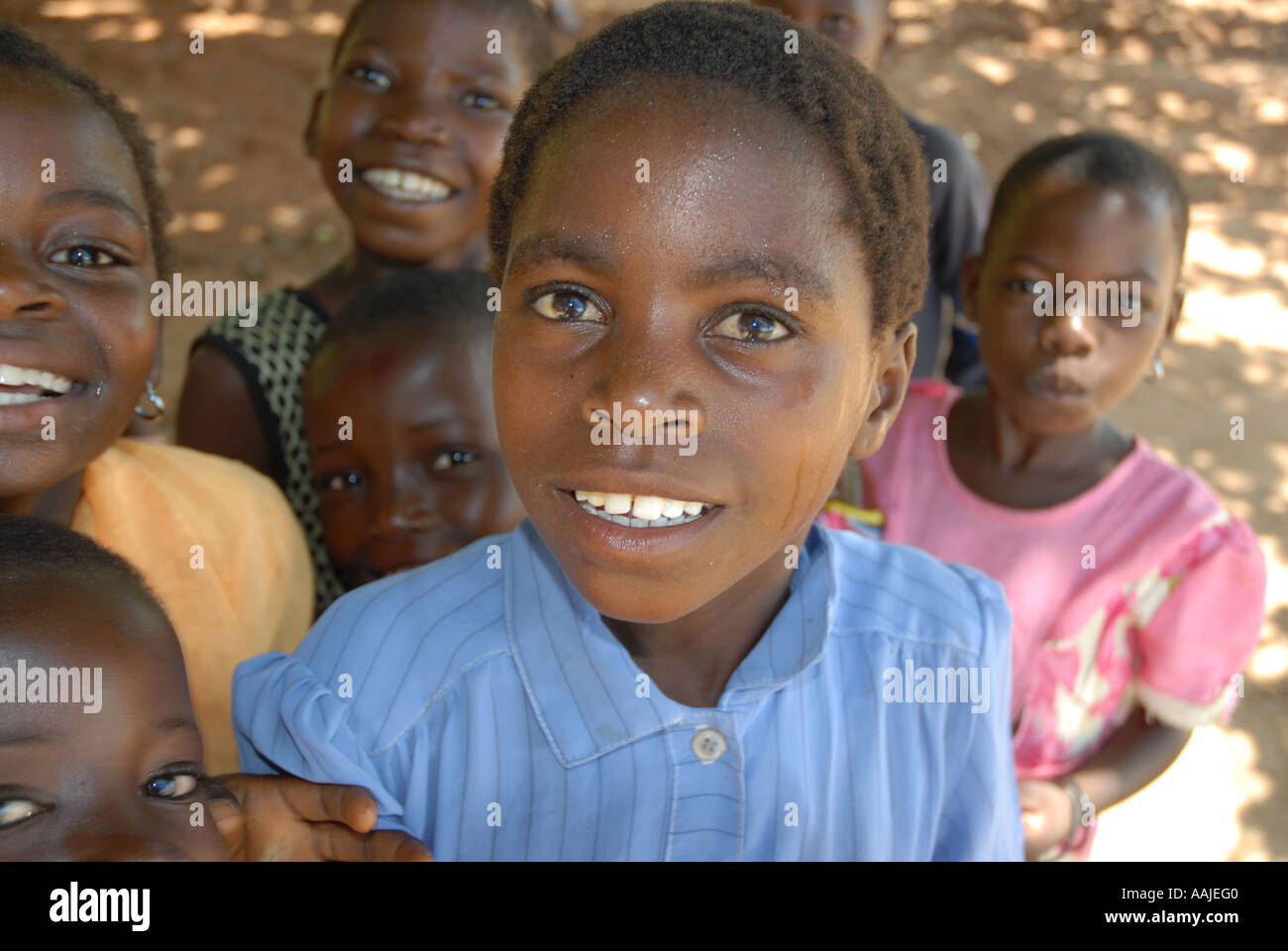 Schoolchild, Mozambique, Lake Niassa/Malawi, Cobue Stock Photo