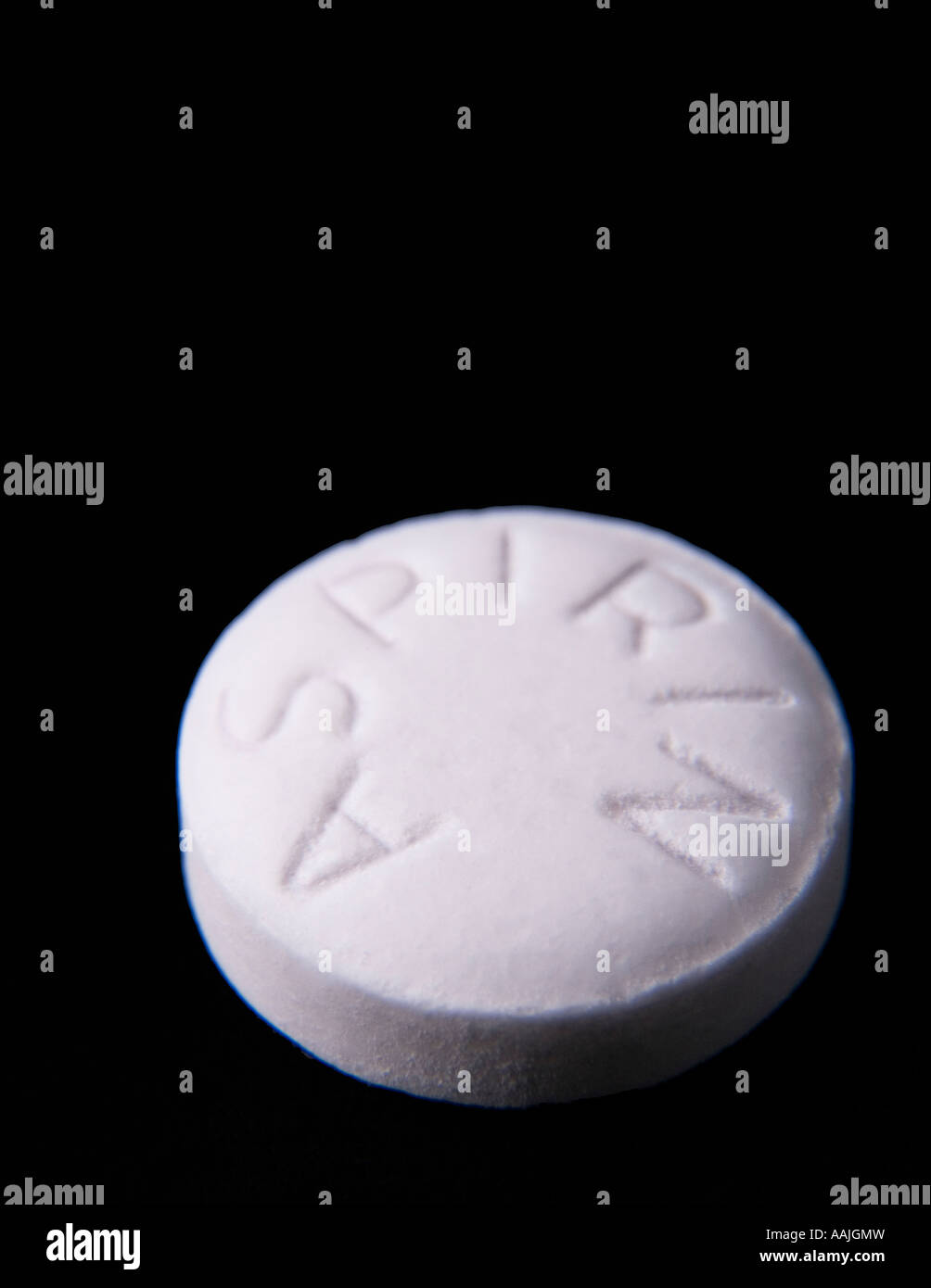 Extreme Closeup of Aspirin Tablet, Macro Still Life Showing Concept of ...