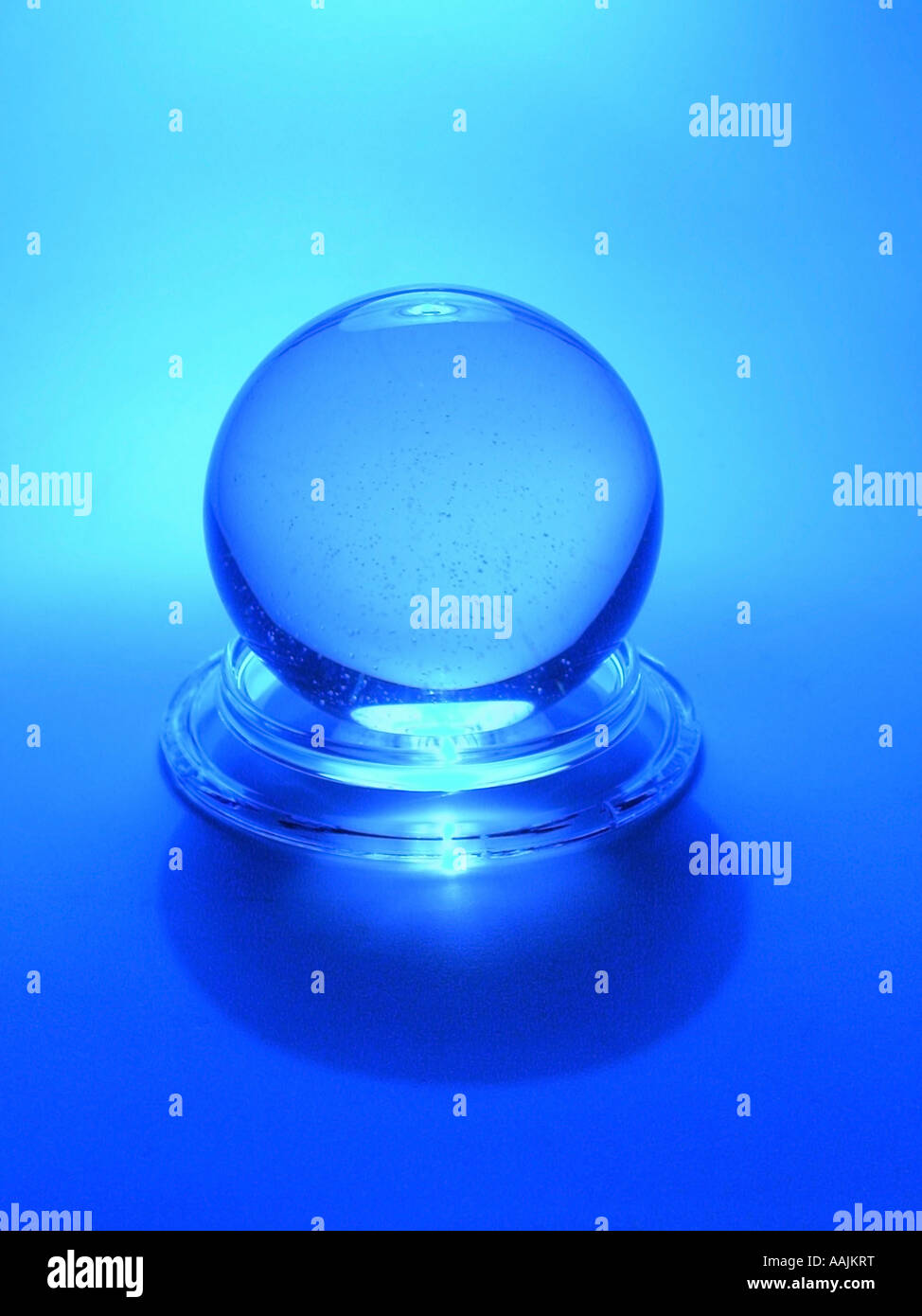 blue crystal ball Stock Photo Alamy