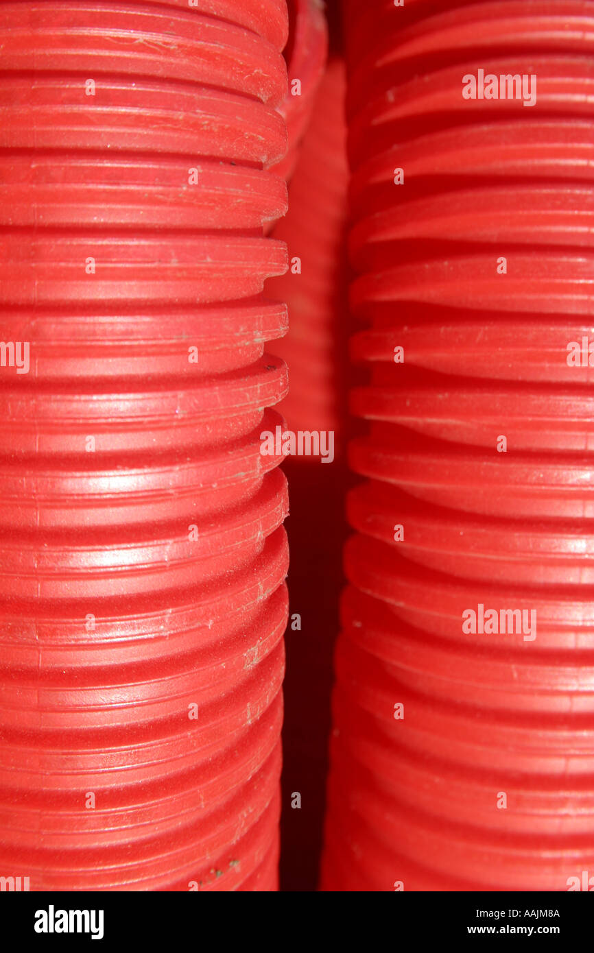 Texture image of red plastic pipe Stock Photo Alamy