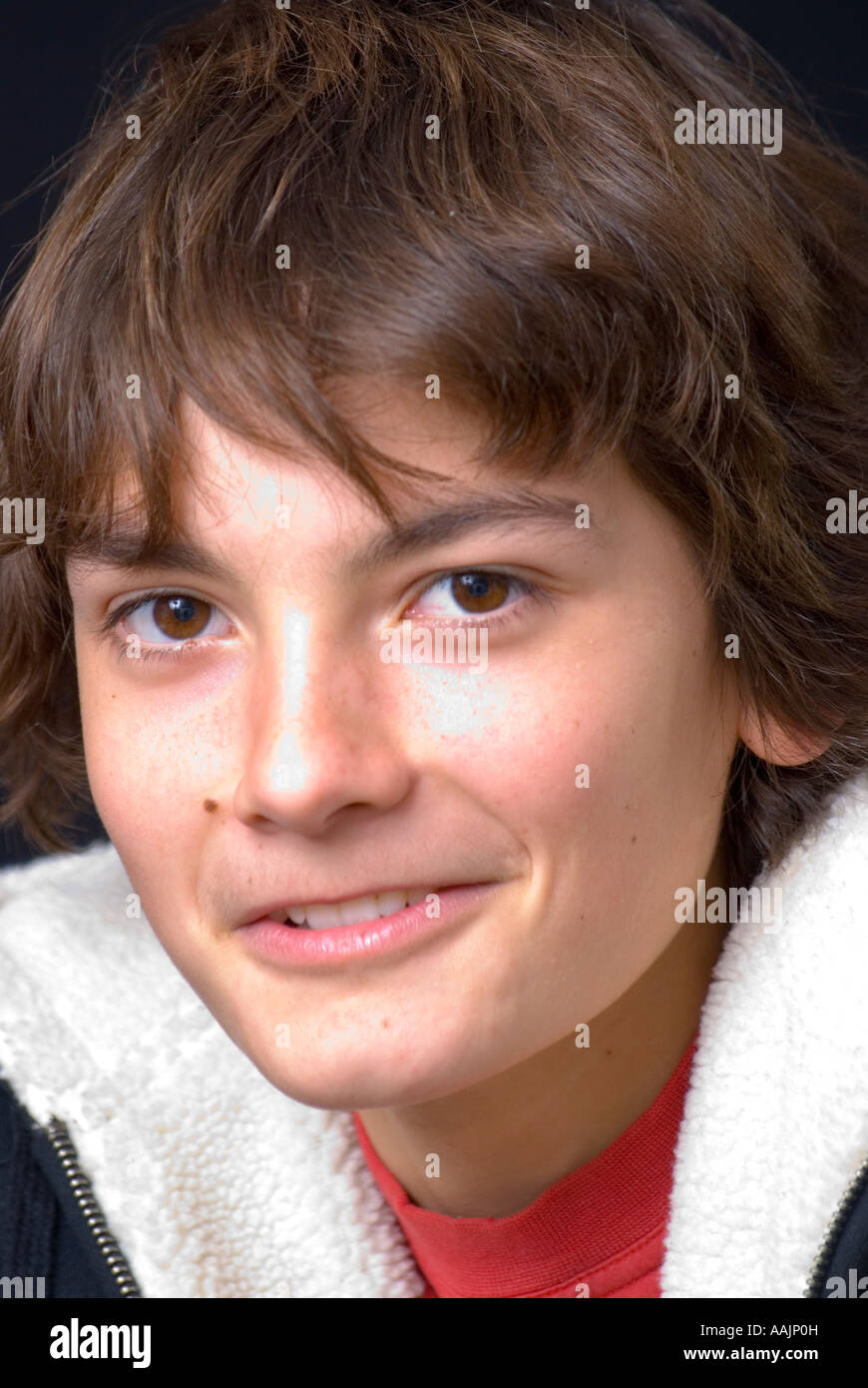 15 year old boy Stock Photo Alamy