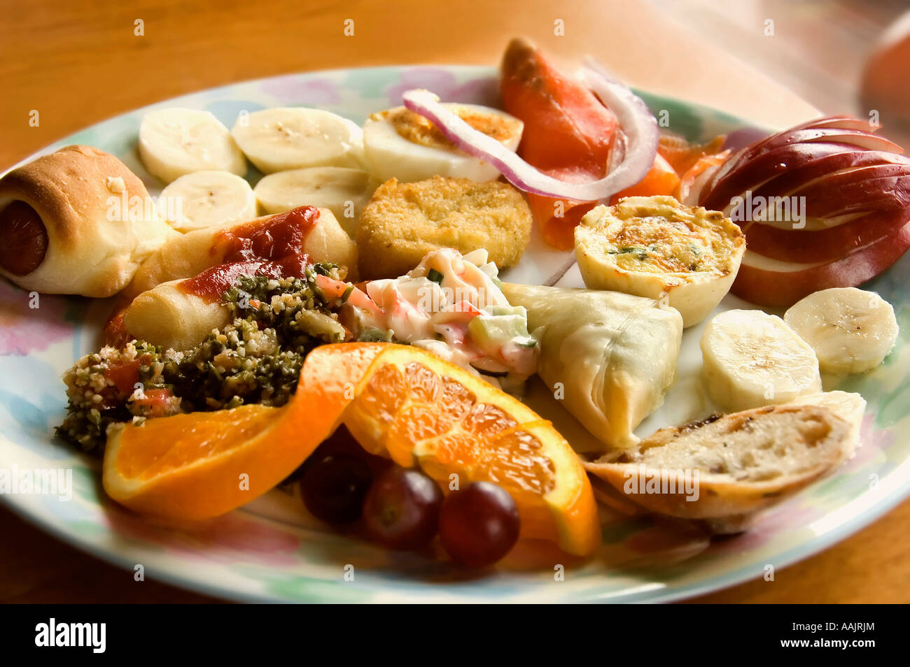 mixed appetizers plate Stock Photo Alamy