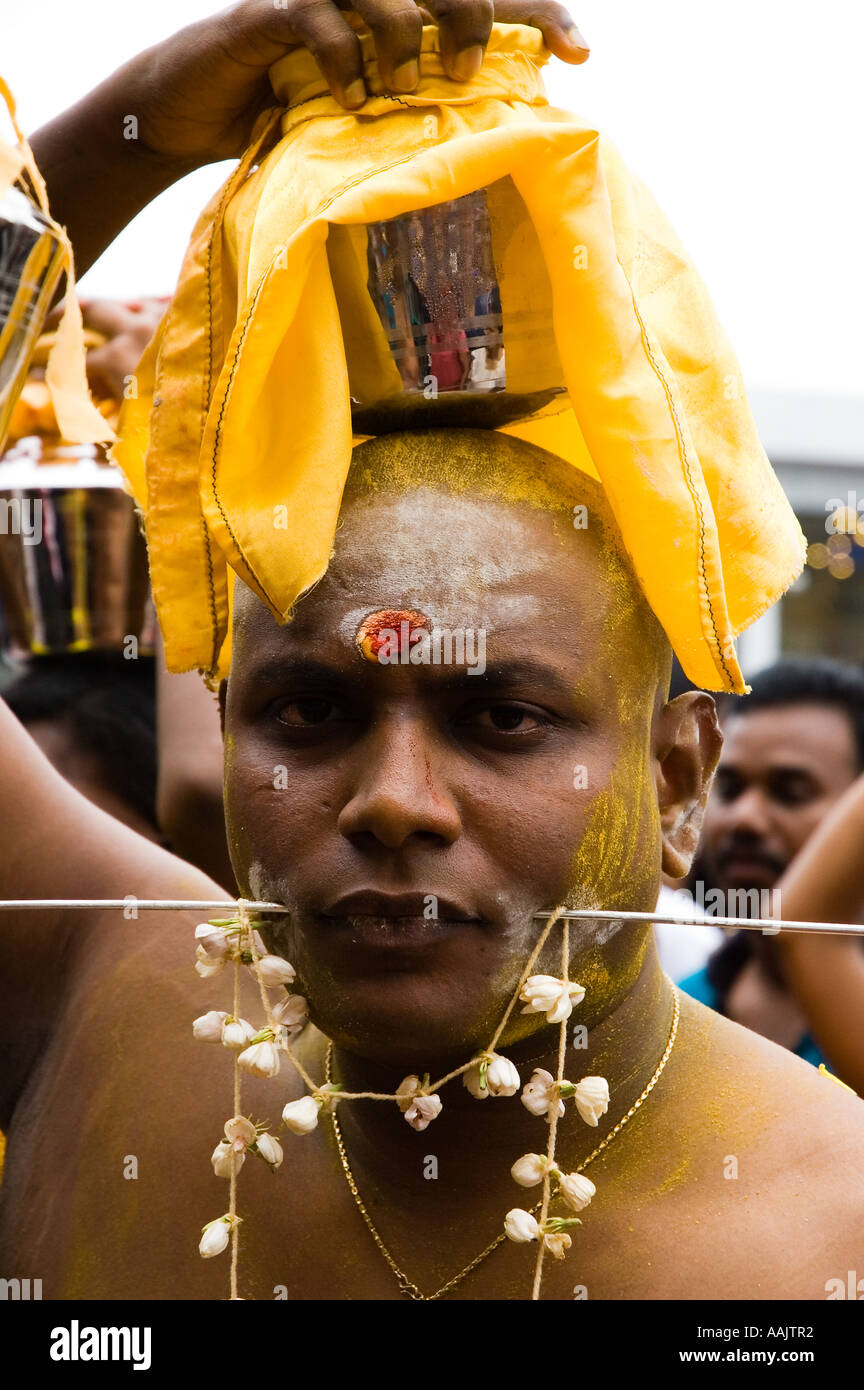 The Hindu Festival Of Thaipusam Celebrated At The Batu Caves In Kuala Lumpur Malaysia Stock