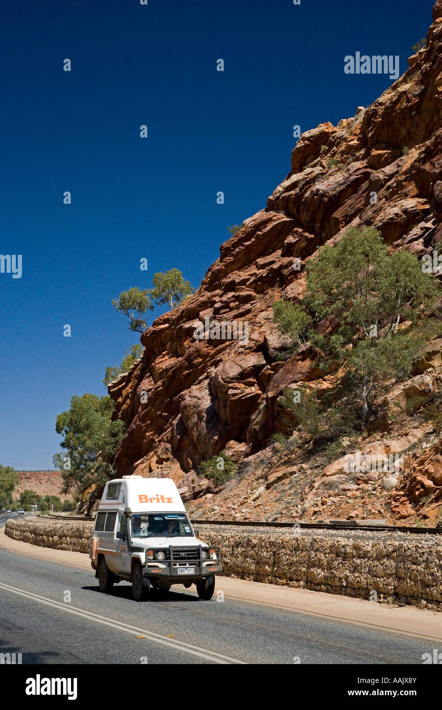 Campervan Heavitree Gap Alice Springs Outback Northern Territory Australia  Stock Photo - Alamy