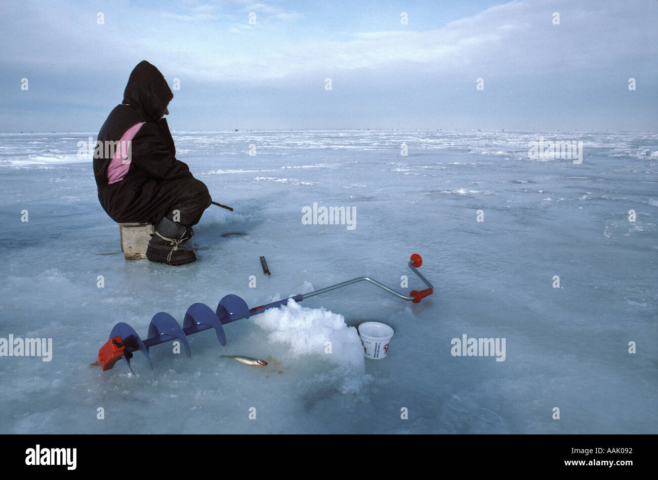 Ice fishing Lake Simcoe Jackson Pt ON additional similar images