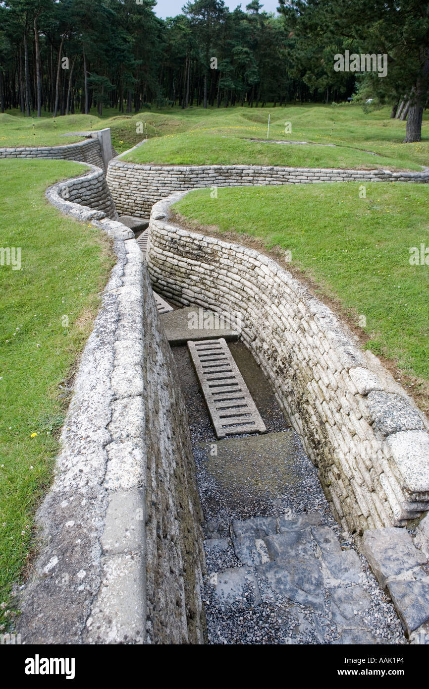 First World War Trenches at Vimy Ridge northern France Stock Photo - Alamy