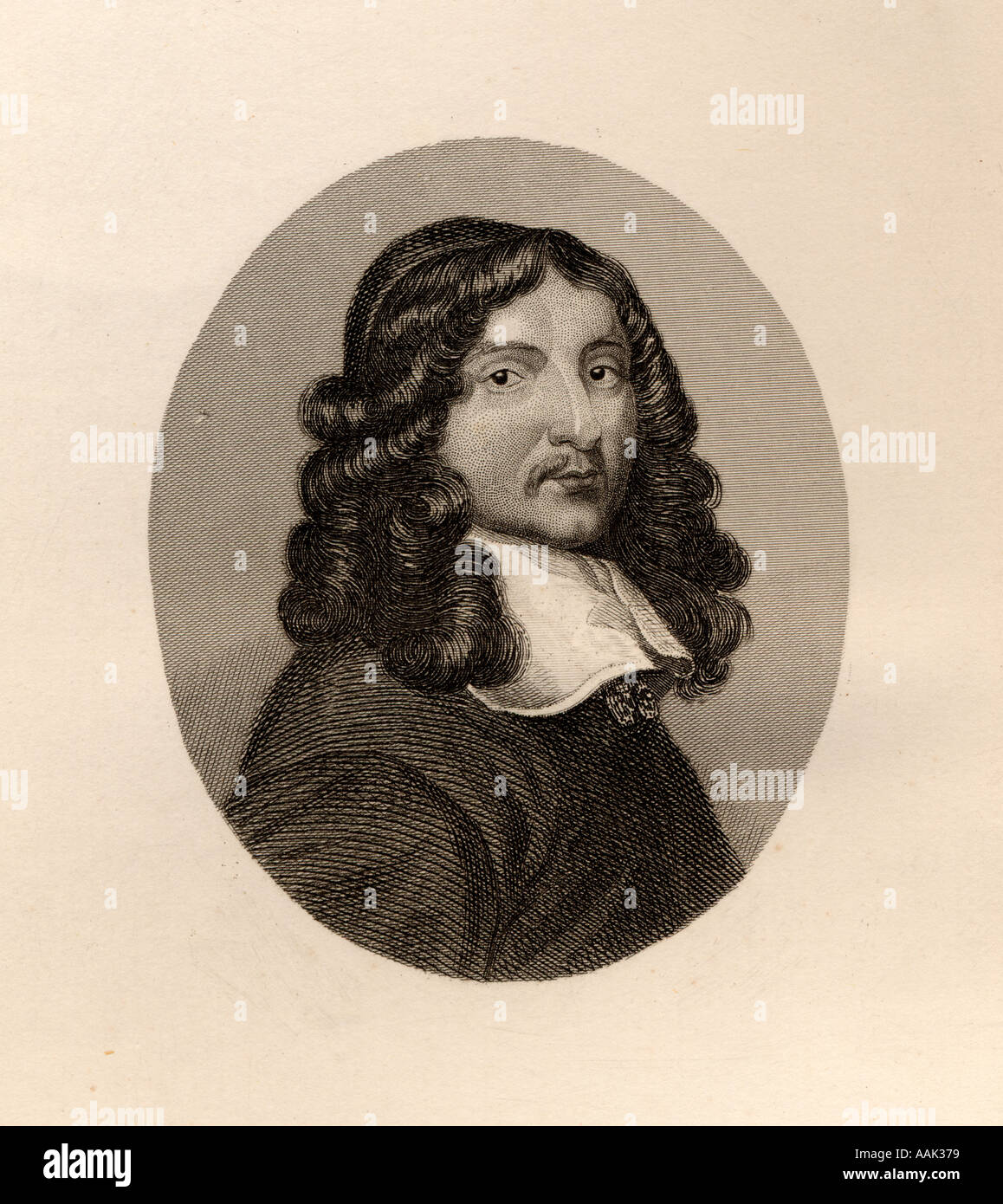 Andrew Marvell, 1621 - 1678. English metaphysical poet. Stock Photo